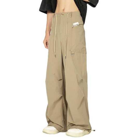 "Retro Thin Paratrooper Charge Cargo" Sweatpants