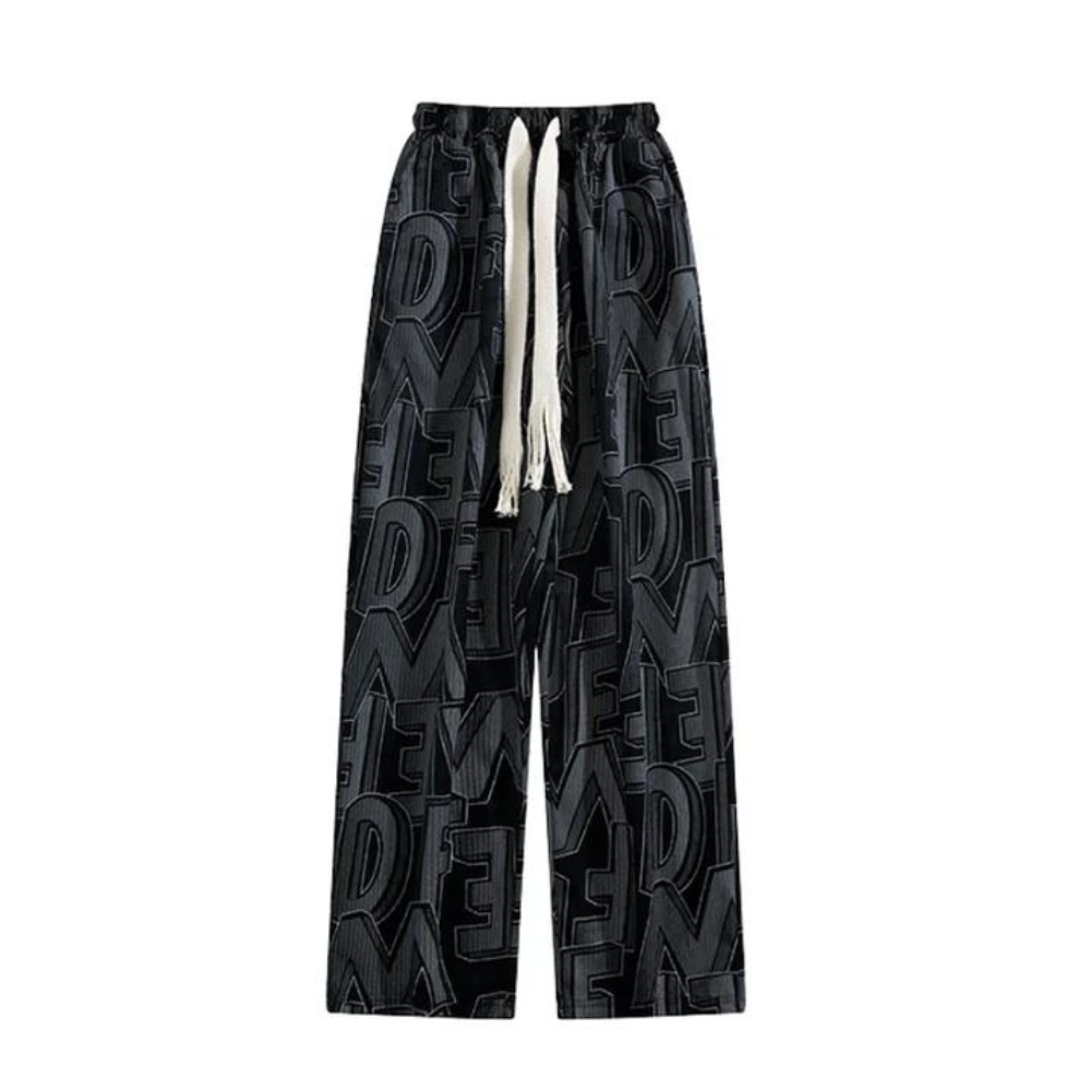 "Urban Letter Embroidery" Sweatpants