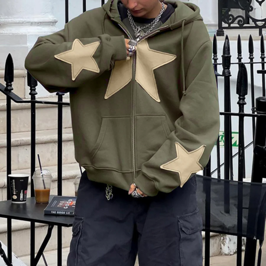 "High Street Star Patch" Hoodie