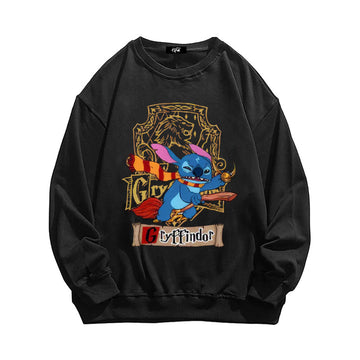 Cartoon riding a broom Sweatshirt