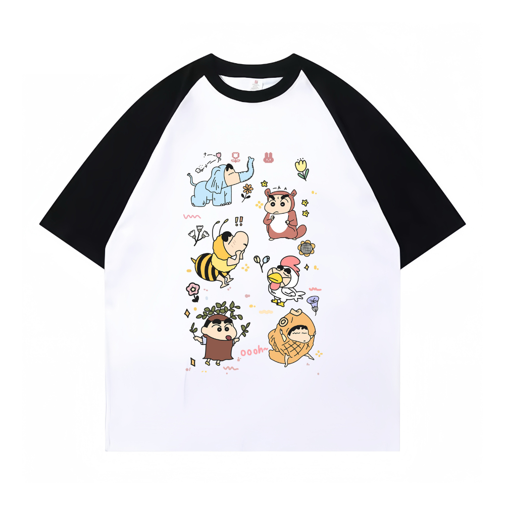 “Crayon Shin-Chan Animal Dress Up” T-shirt