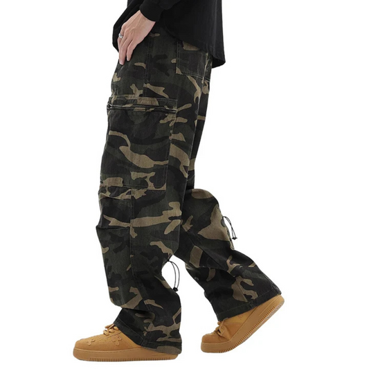 "Hip Hop Camouflage Straight" Jeans