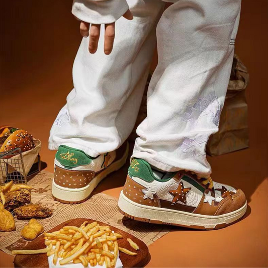 “Burger Five-Pointed Star” Shoes