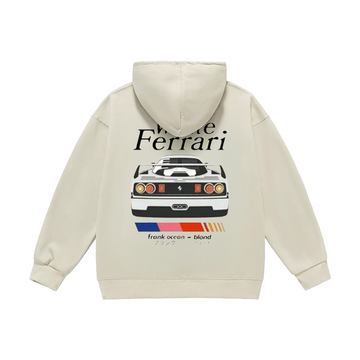 "White Ferrari” Hoodie