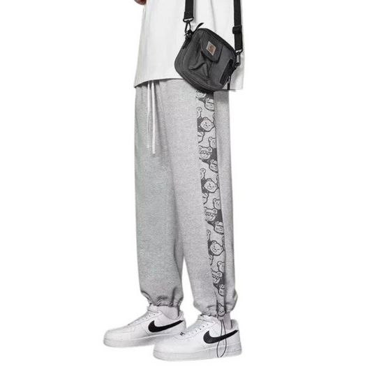 "Funny Cartoon Bear" Sweatpants