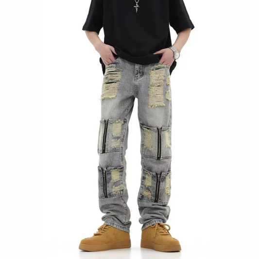 "American High Street Distressed" Jeans