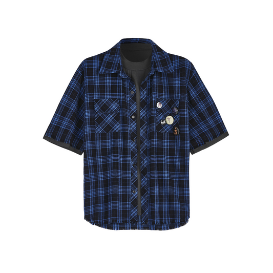 “Loose Plaid Polo” Shirts