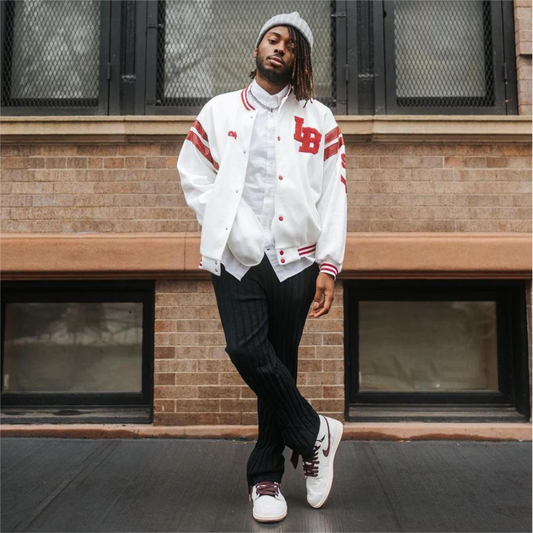 “Urban Classic Letter Embroidery” Jacket