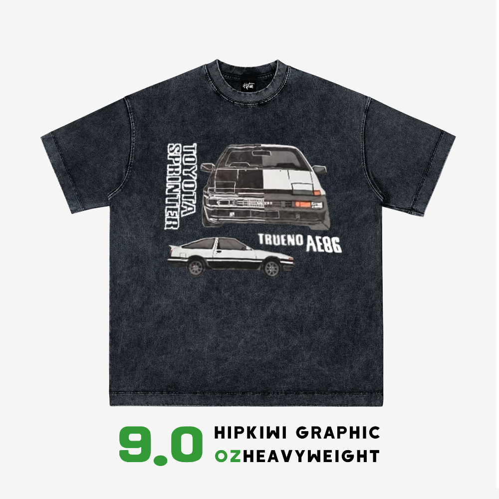 “Retro Toyota AE86 car culture print” T-shirt