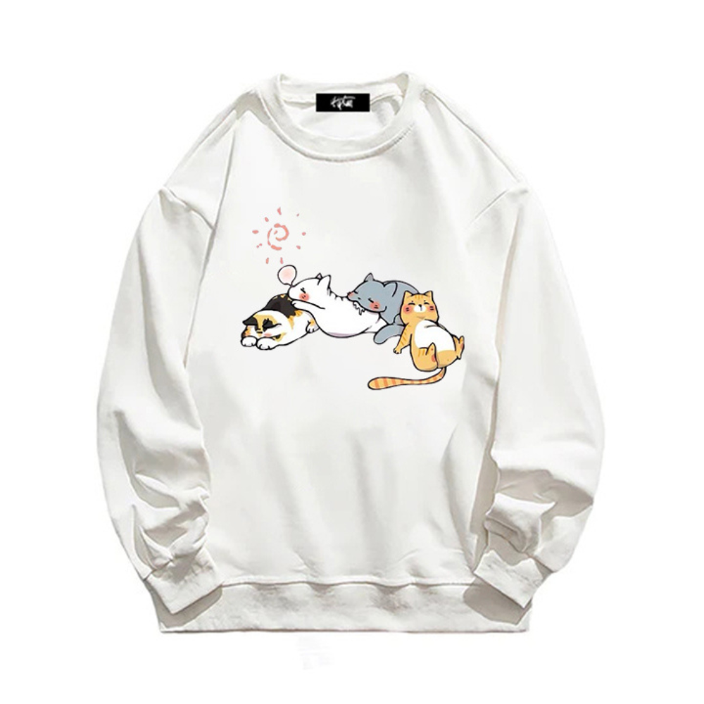 “Lazy Cat In The Sun” Sweatshirt