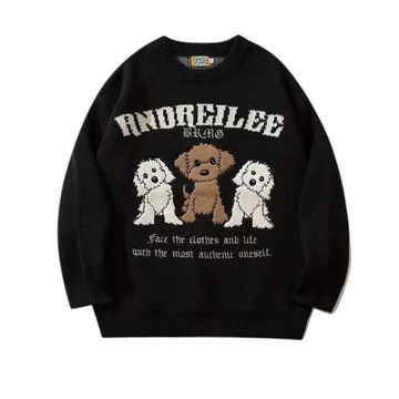 Cute Three Puppies Sweater