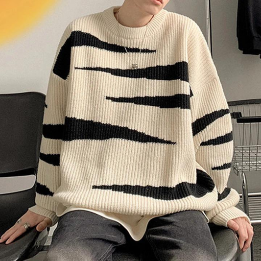 Retro Simple Loose Sweater