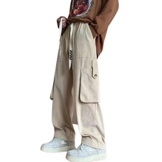 "Street Multi-pocket Corduroy" Sweatpants