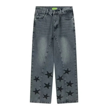 "Vintage Loose Star Graphic" Jeans