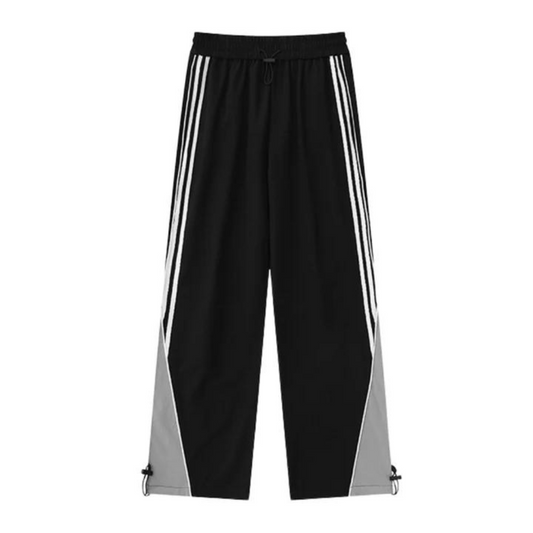 "Retro Side Stripe Panel" Sweatpants