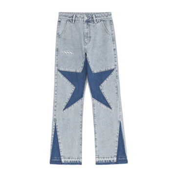 "High Street Star Embroidery" Jeans