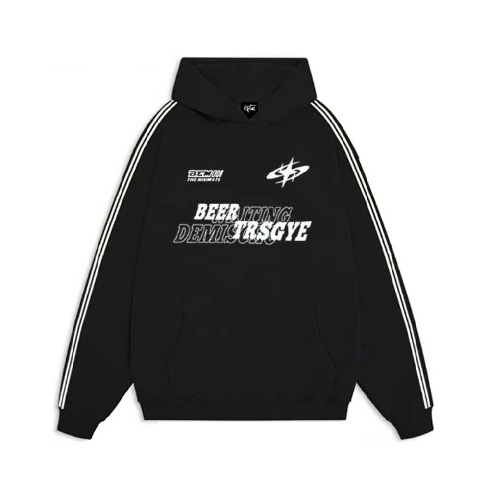 "Niche American trend unique design cool letter print” Hoodie