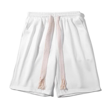 "Classic Solid Drawstring Cotton" Shorts