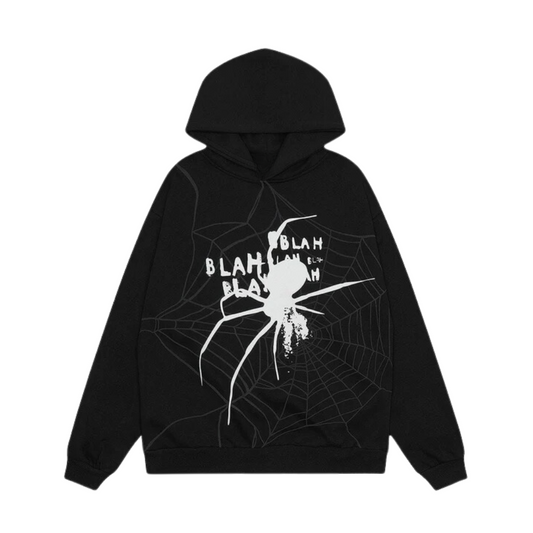 “Spider Shadow Print” Hoodie