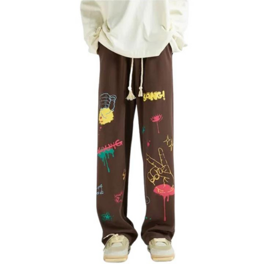 "American Street Bold Graffiti" Sweatpants