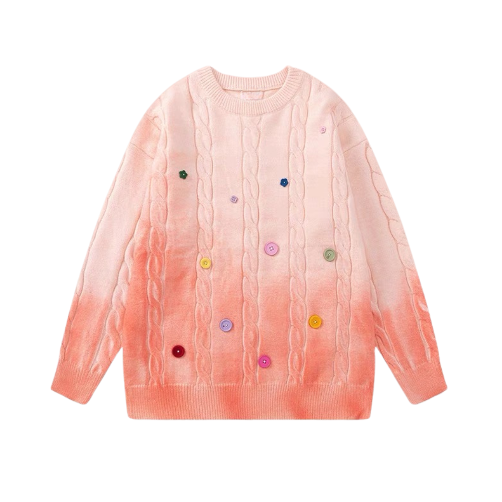 “Cute Buttons"Sweater