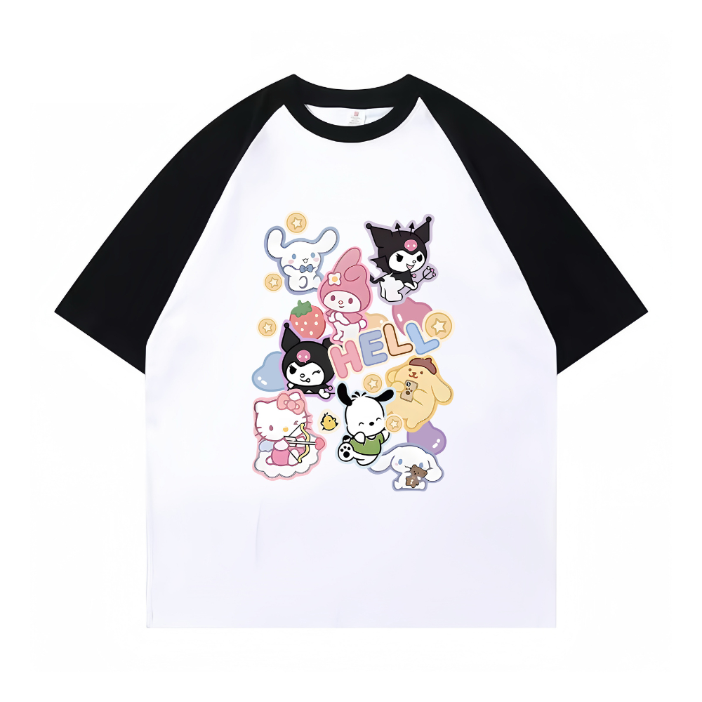 “Cartoon Comic Pattern” T-shirt