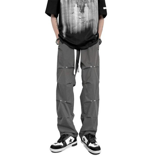 "High Street Rivet Braided Rope" Sweatpants