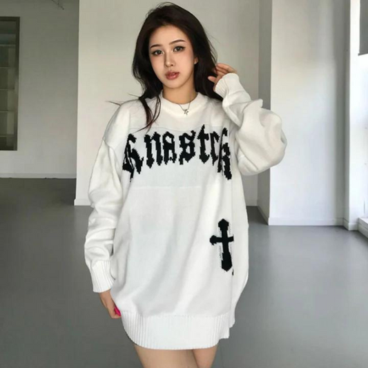 Casual Letter Sweater