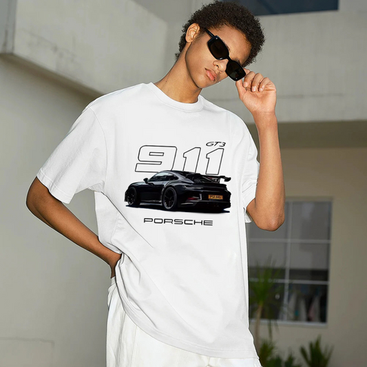 “Urban retro car 911 cool trendy print” T-shirt