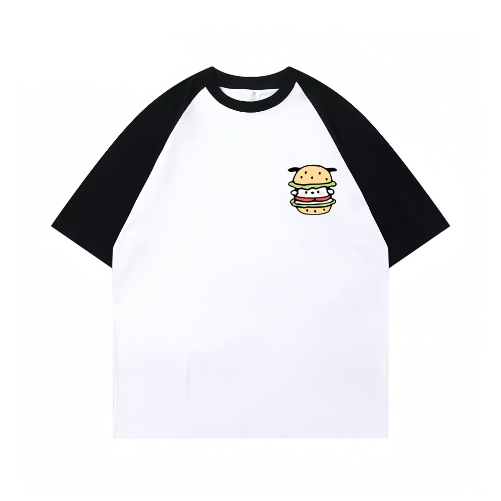 “Cartoon Hamburger” T-shirt