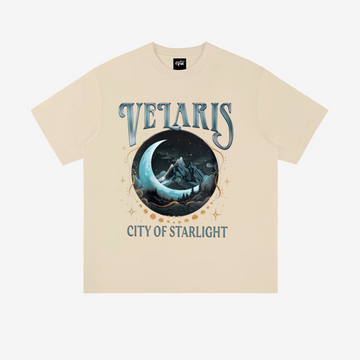 “Style trend moon luminous mountain view unique print” T-shirt