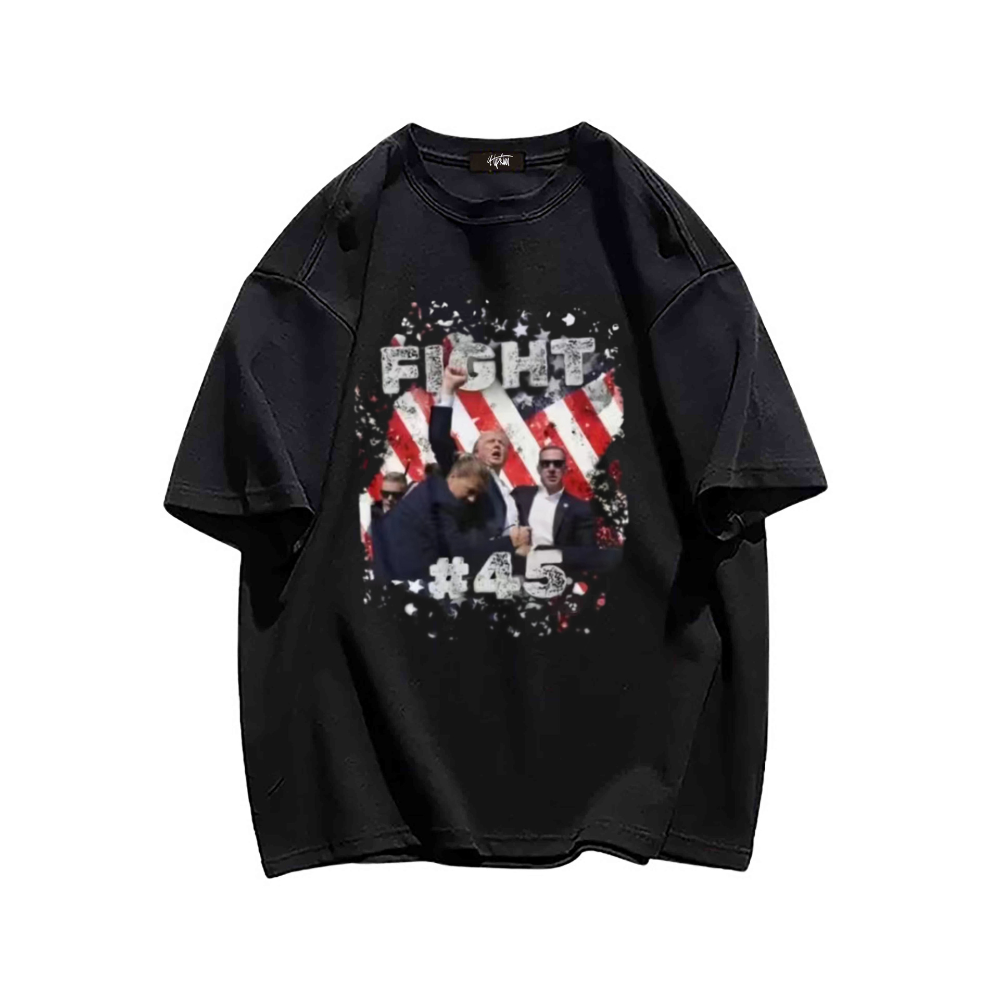 “American character letter trend niche print” T-shirt