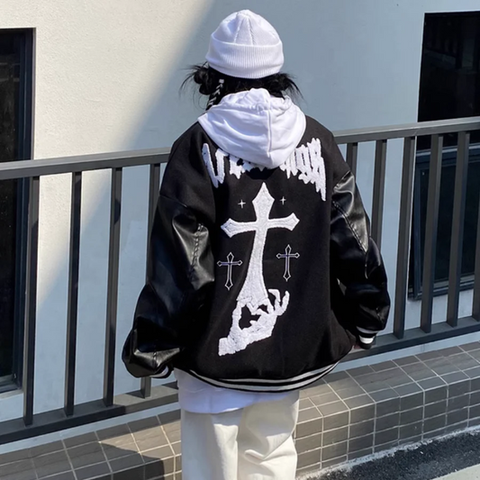 “High Street Cross Skull” Jacket