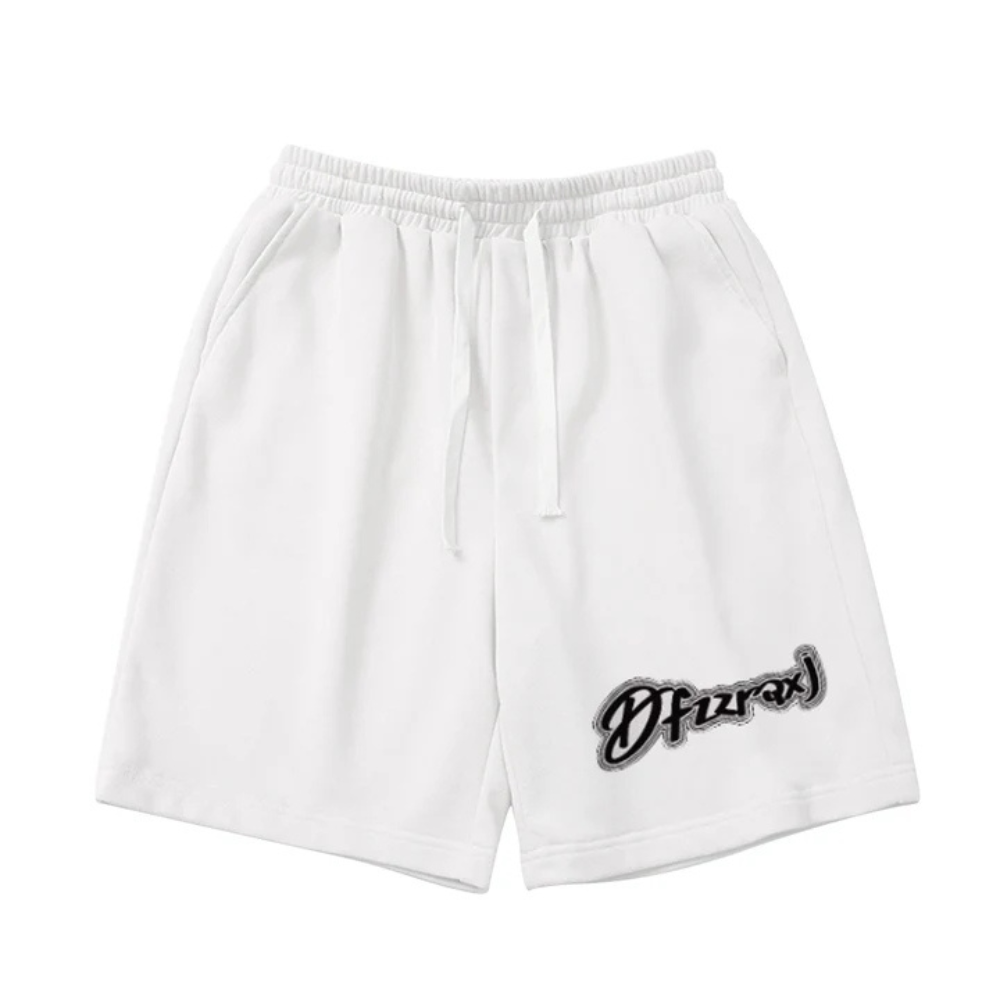 "Random Black Letters" Shorts