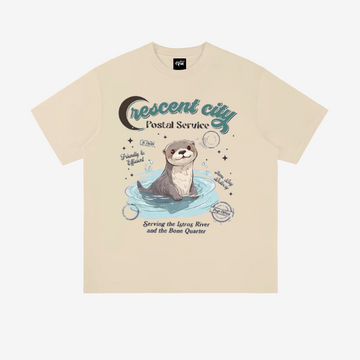 “American trendy niche cute otter print” T-shirt