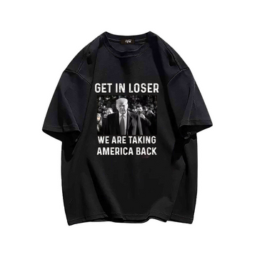 “Dark style American letter character classic” T-shirt