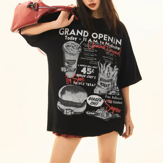 “Fun Burger Pure Cotton” T-shirt