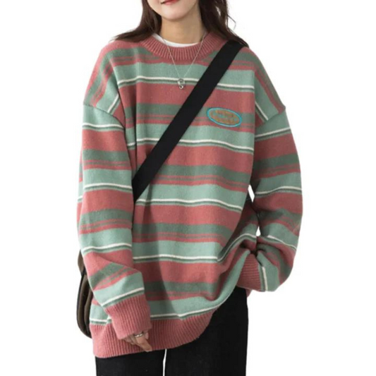 Striped Crew Neck Sweater