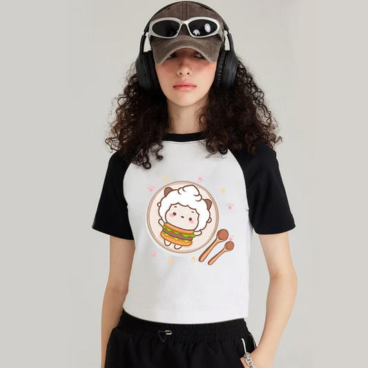 “Rice Spoon Lazy Sheep” T-shirt