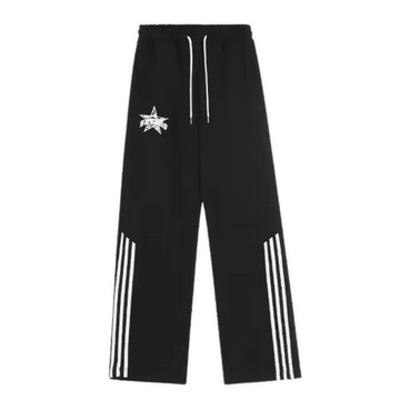 "High Street Pentagram Embroidered" Sweatpants