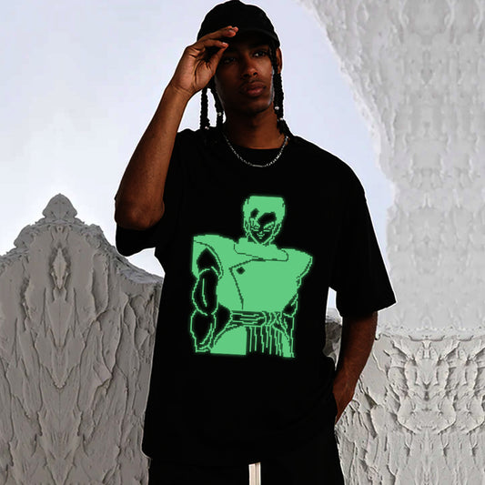 “Cartoon character standing fluorescence” T-shirt