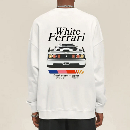 "White Ferrari" Sweatshirt