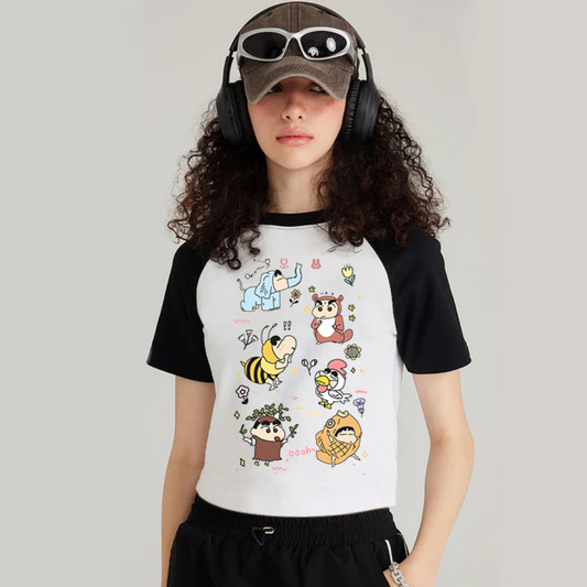 “Crayon Shin-Chan Animal Dress Up” T-shirt