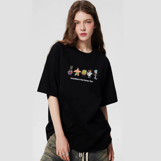 “Urban cartoon ocean family niche design” T-shirt