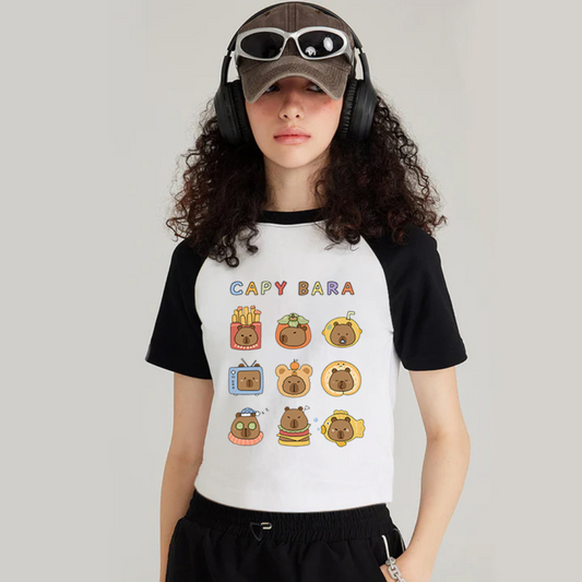 “Cute Capybara Style” T-shirt