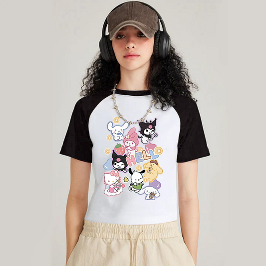 “Cartoon Comic Pattern” T-shirt