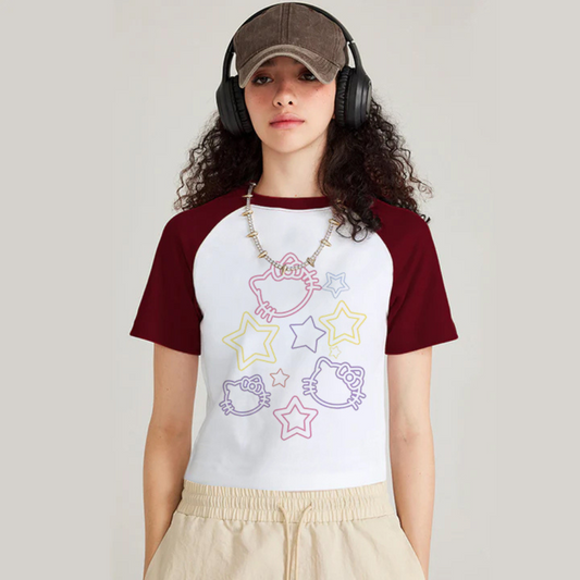 “Graffiti Lines Kitty” T-shirt