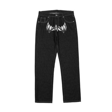 "American Street Skeleton Graphic" Jeans