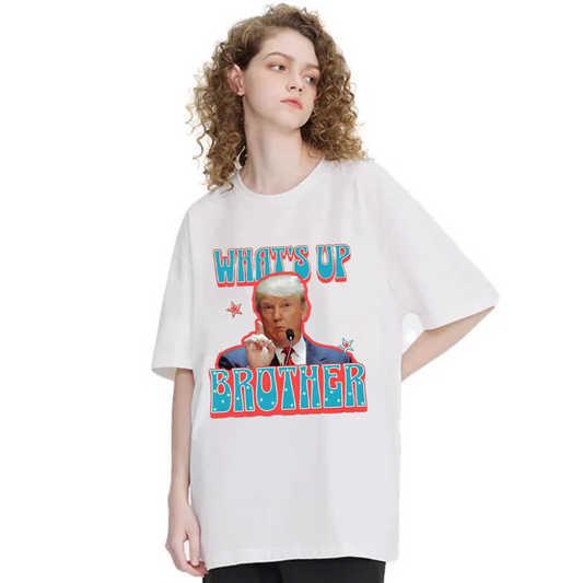 “Funny Character American Letter Microphone” T-shirt