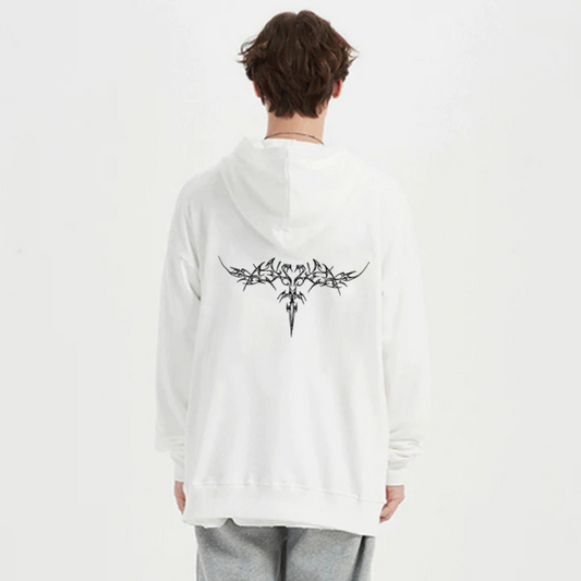 "American niche trend dark style cool texture printing" Hoodie